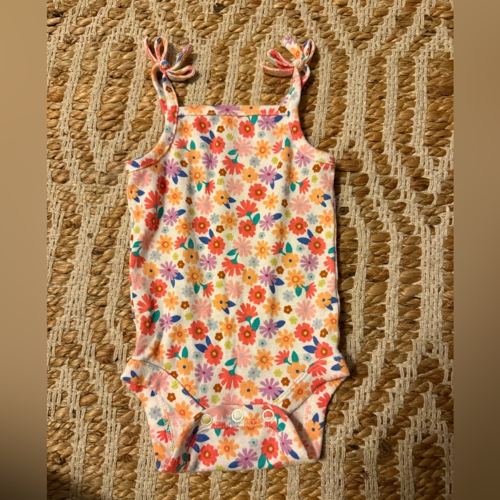 Jumping Beans Floral One Piece - Multicolor